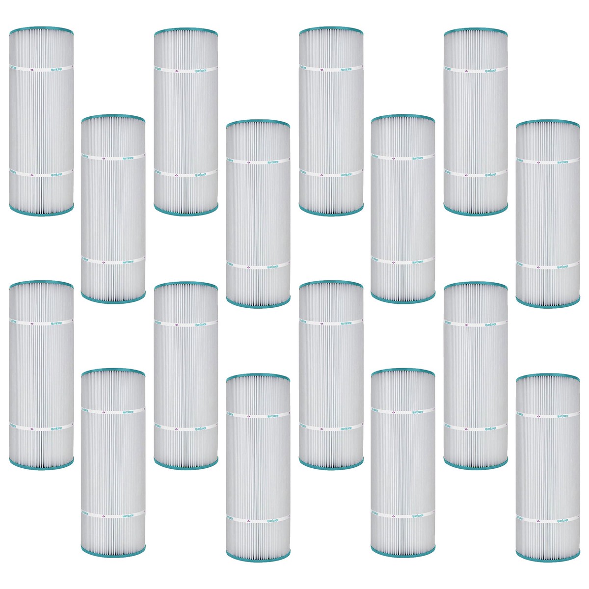 Hurricane 16 Pack HF7470-04 Advanced Pool and Spa Filter Cartridge Replacement