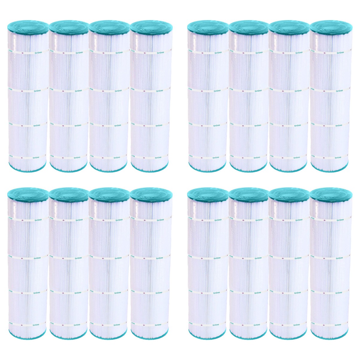 Hurricane 16 Pack HF7489-04 Advanced Pool and Spa Filter Cartridge Replacement