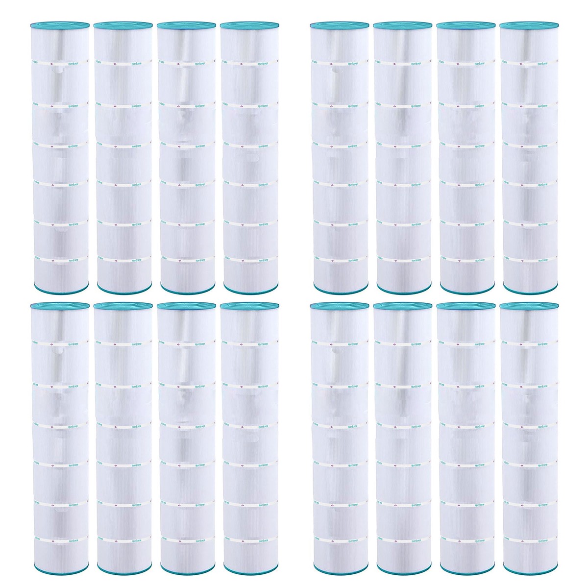 Hurricane 16 Pack HF7494-04 Advanced Pool and Spa Filter Cartridge Replacement