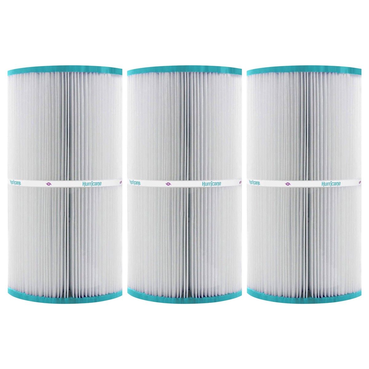 Hurricane 3 Pack HF5601-01 Advanced Pool and Spa Filter Cartridge Replacement