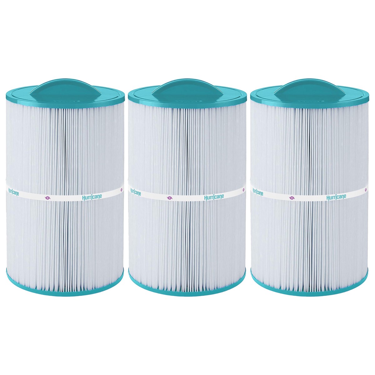 Hurricane 3 Pack HF7350-01 Advanced Pool and Spa Filter Cartridge Replacement