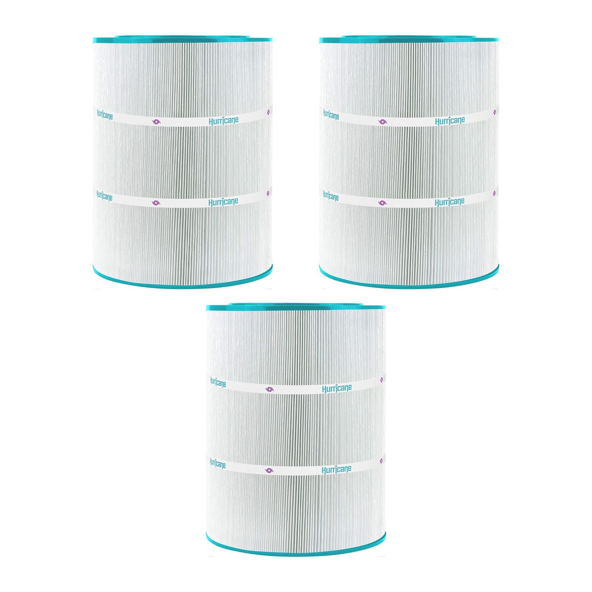 Hurricane 3 Pack HF9401-01 Advanced Pool and Spa Filter Cartridge Replacement