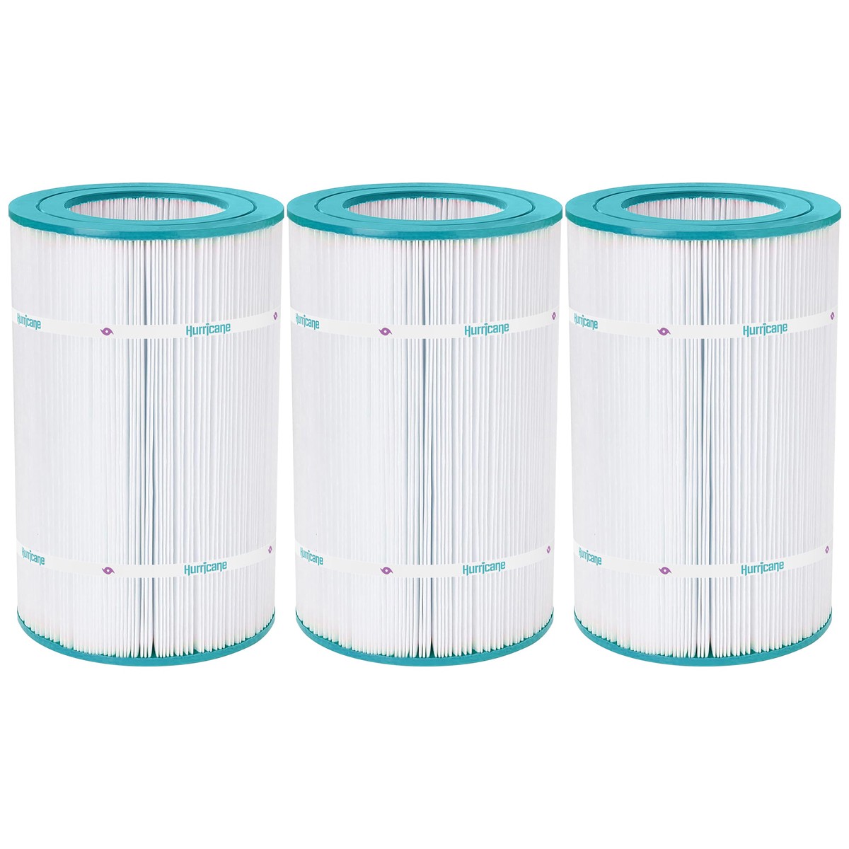 Hurricane 3 Pack HF9407-01 Advanced Pool and Spa Filter Cartridge Replacement