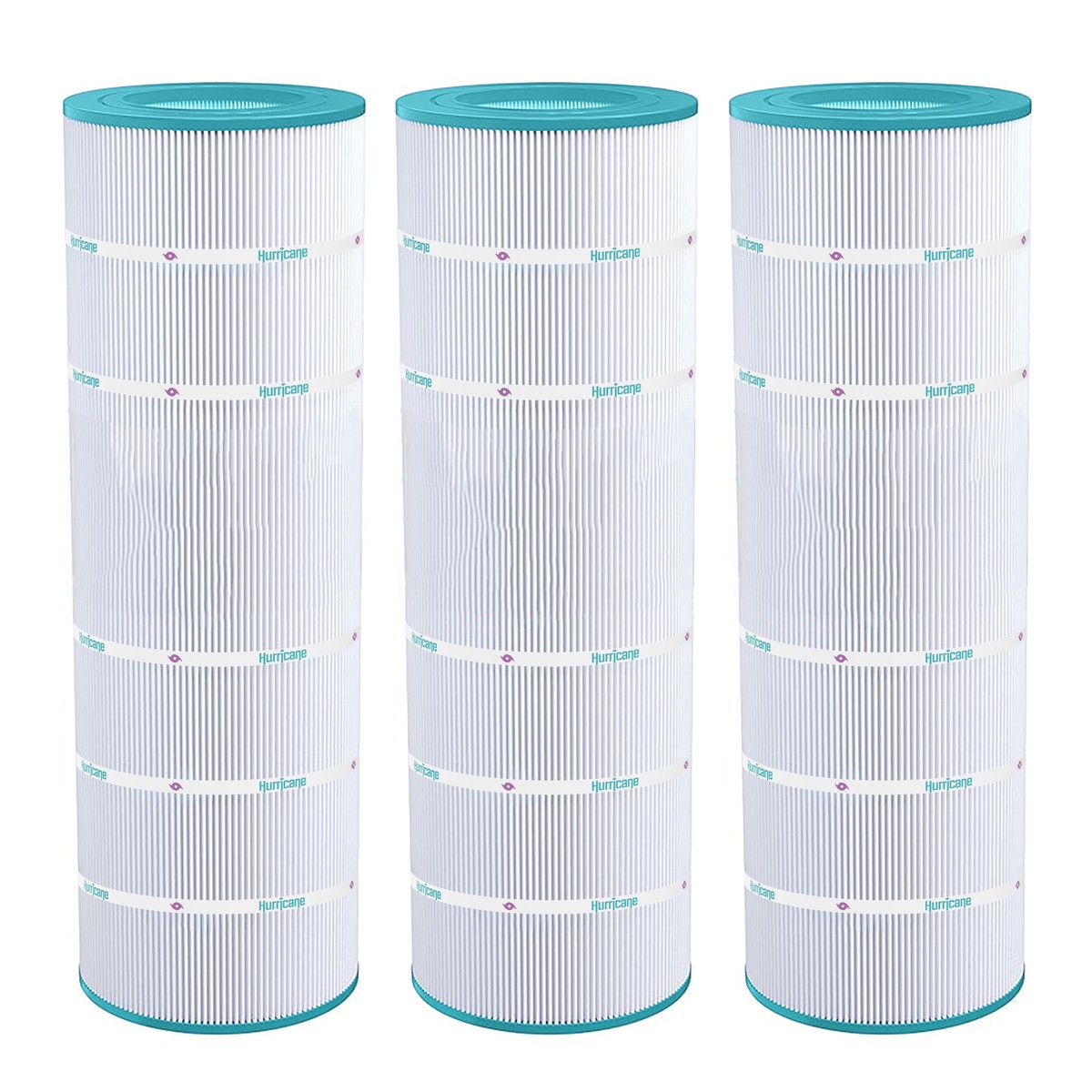 Hurricane 3 Pack HF9415-01 Advanced Pool and Spa Filter Cartridge Replacement