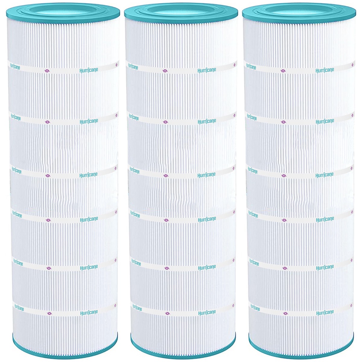 Hurricane 3 Pack HF9419-01 Advanced Pool and Spa Filter Cartridge Replacement