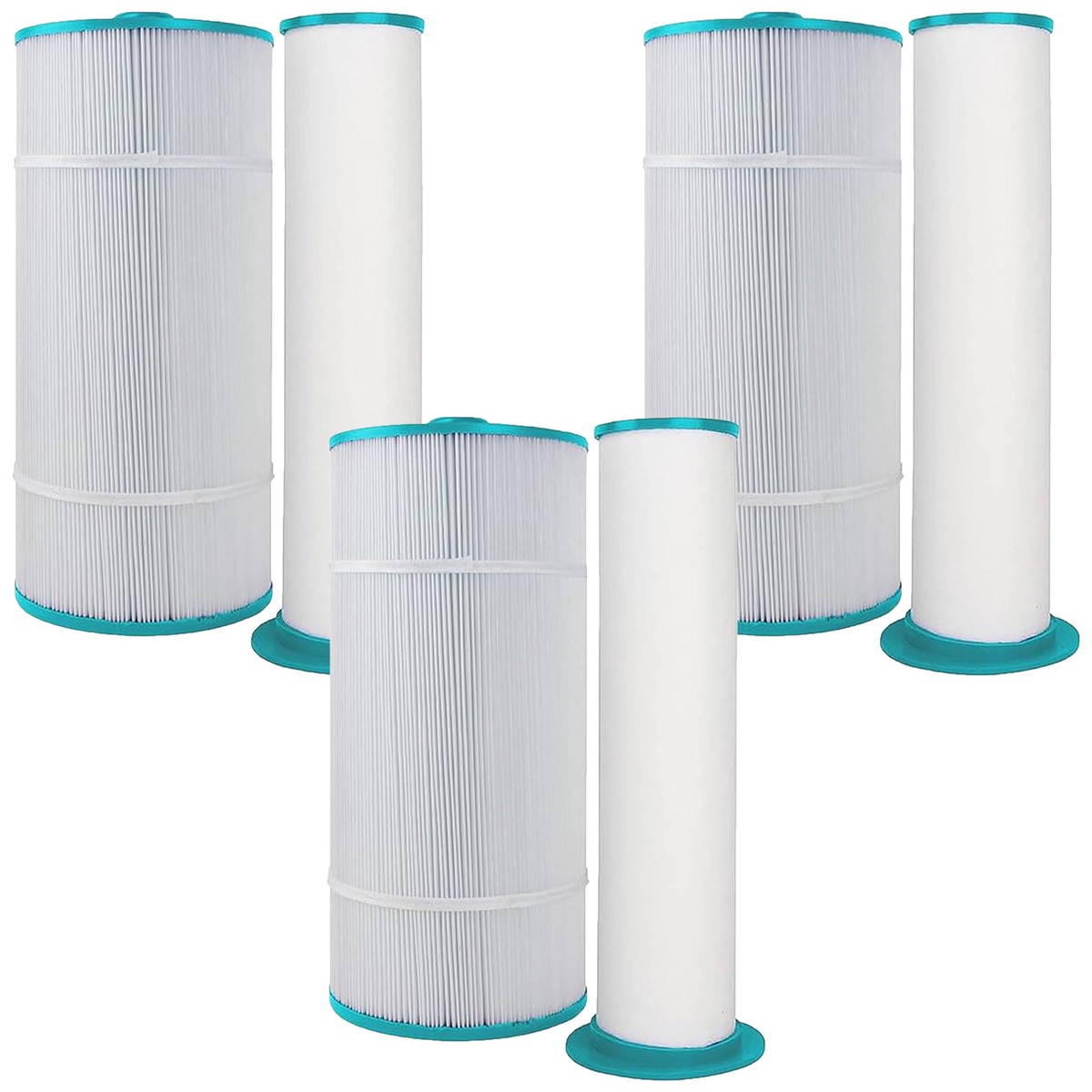 Hurricane 3 Pack HFCOMB-01 Advanced Spa Filter Cartridge Inner/Outer Filter Set