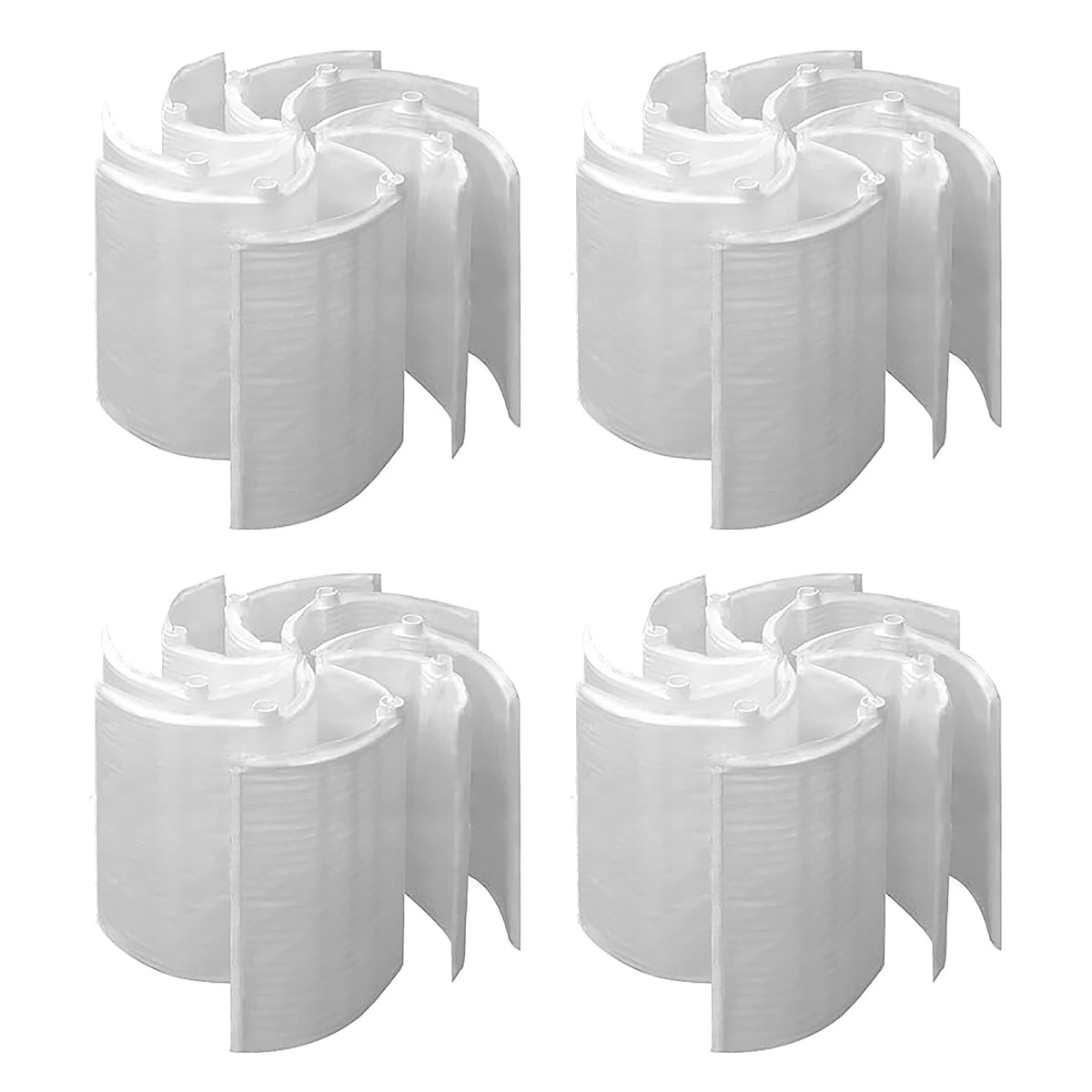 Hurricane 4 Pack HF-DE24-SET 24 sq ft DE Grid Filter Replacement w/ 7 Full Grids