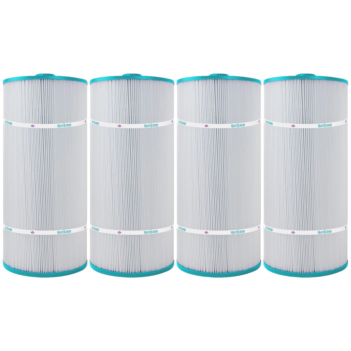 Hurricane 4 Pack HF-OUT19-01 Advanced Spa Cartridge Outer Filter Replacement