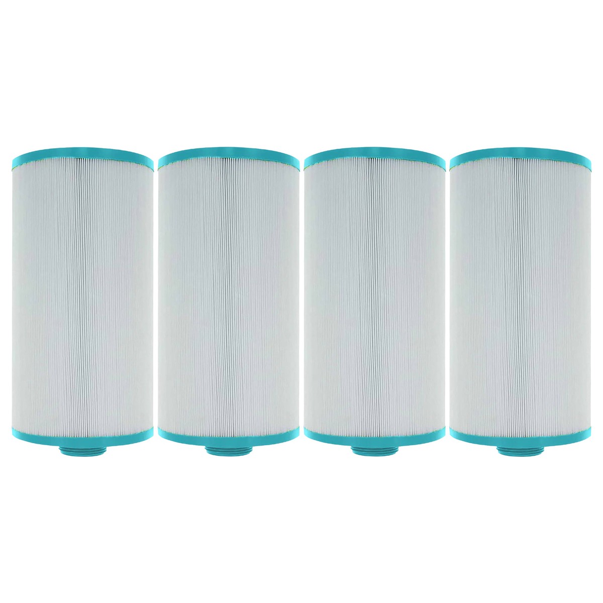 Hurricane 4 Pack HF5H45-01 Advanced Pool and Spa Filter Cartridge Replacement
