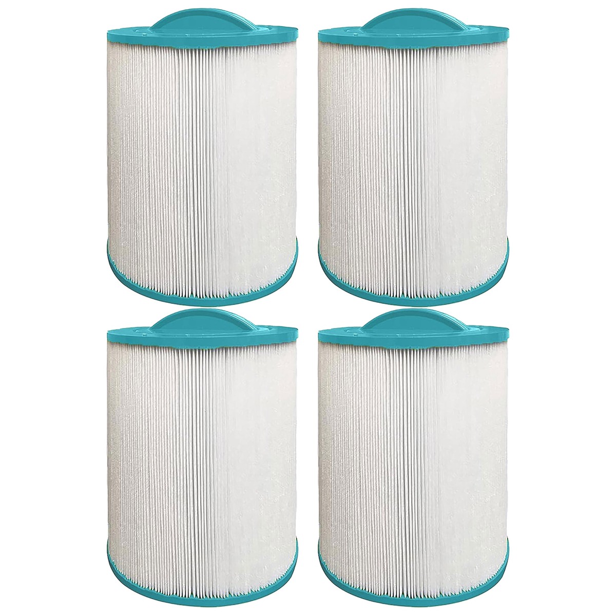 Hurricane 4 Pack HF6H502-01 Advanced Pool and Spa Filter Cartridge Replacement