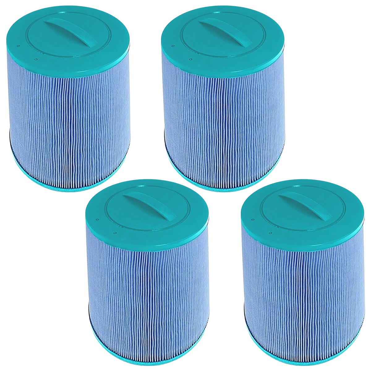 Hurricane 4 Pack HF6H502-01M Elite Aseptic Pool Filter Cartridge Replacement