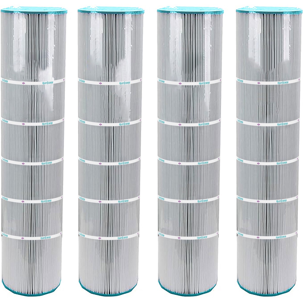 Hurricane 4 Pack HF7472-04 Advanced Pool and Spa Filter Cartridge Replacement