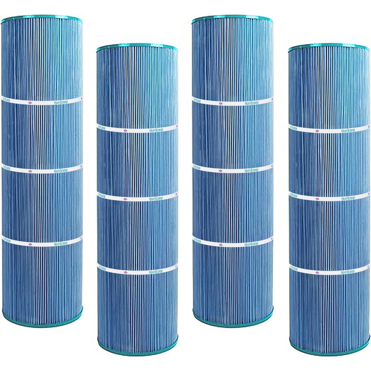 Hurricane 4 Pack HF7483-04M Elite Aseptic Pool Filter Cartridge Replacement