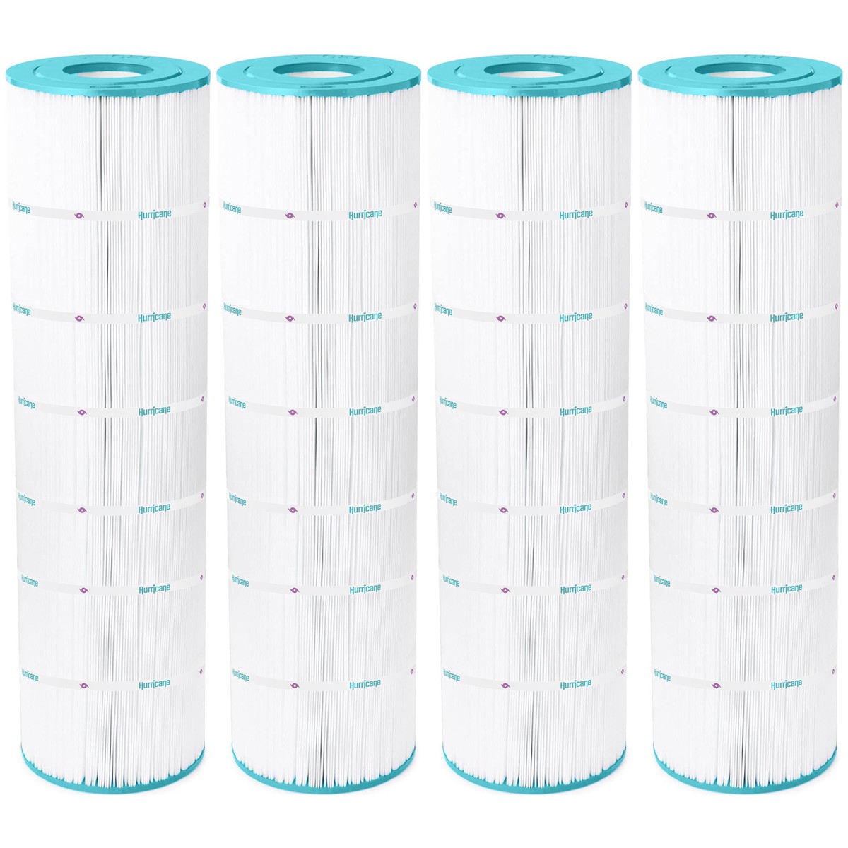 Hurricane 4 Pack HF8418-01 Advanced Pool and Spa Filter Cartridge Replacement