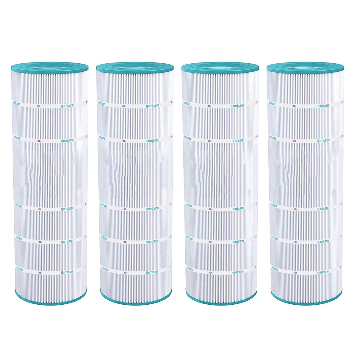 Hurricane 4 Pack HF9415-01 Advanced Pool and Spa Filter Cartridge Replacement
