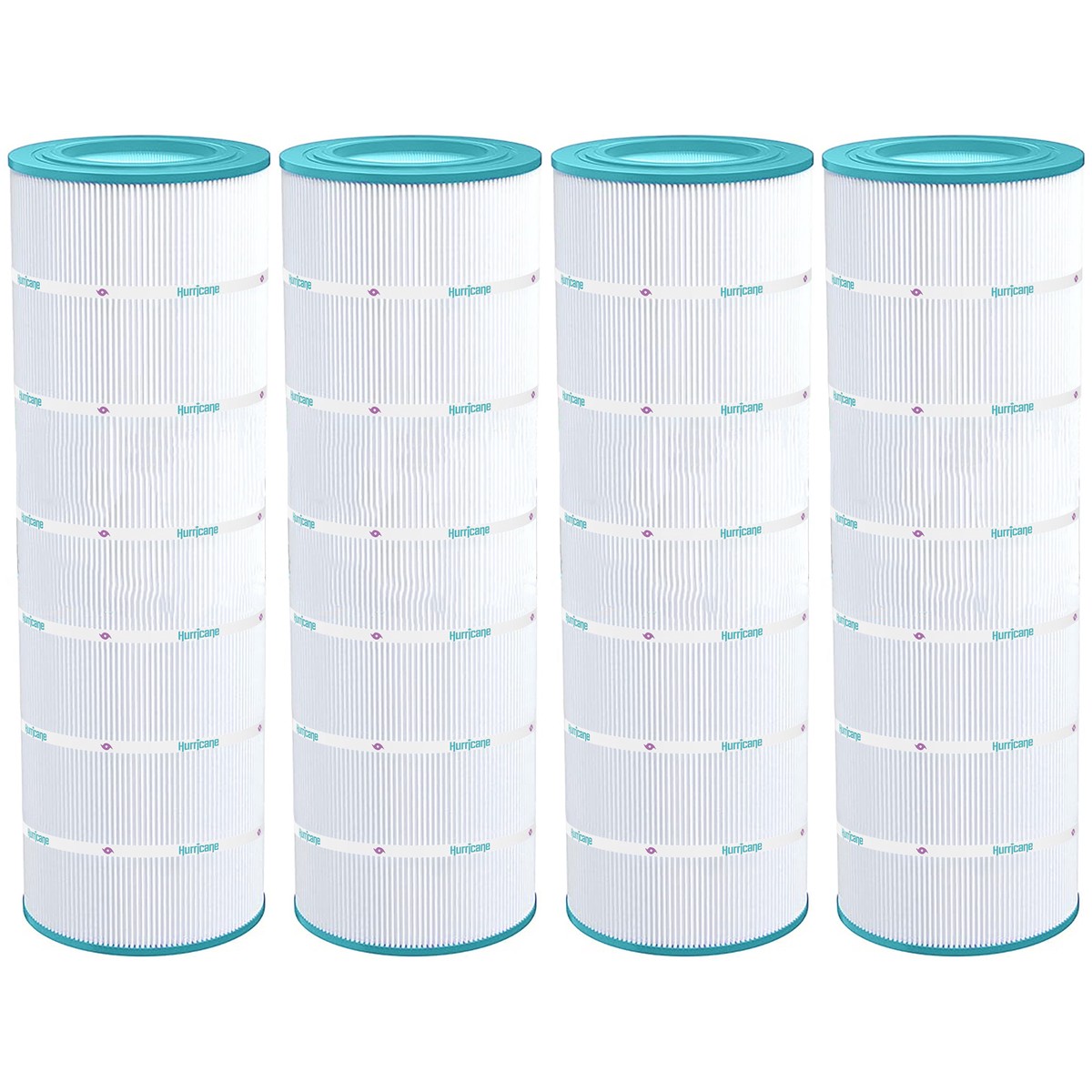Hurricane 4 Pack HF9419-01 Advanced Pool and Spa Filter Cartridge Replacement
