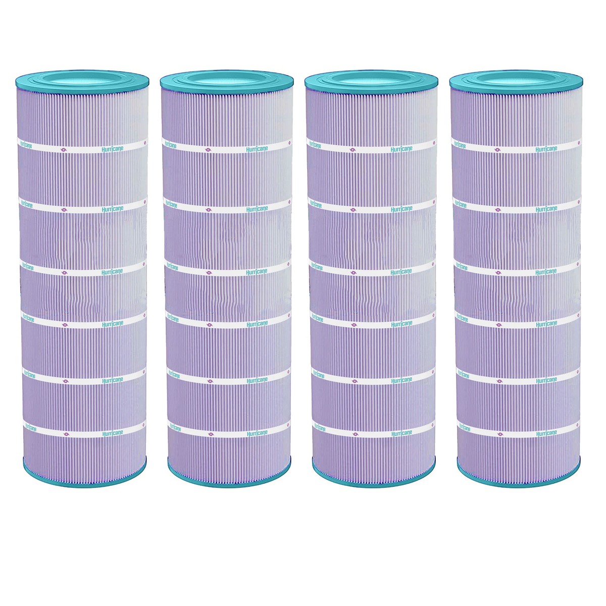Hurricane 4 Pack HF9419-01P Platinum Purple Spa Filter Cartridge Replacement