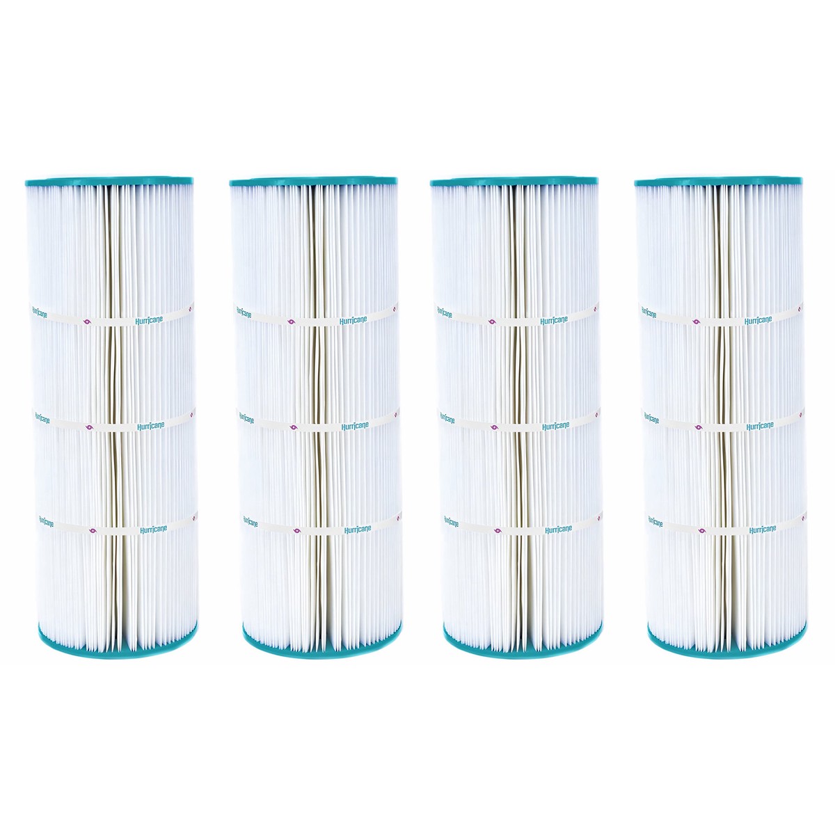 Hurricane 4 Pack Replacement Spa Filter Cartridge for PRB25 and Unicel C-4326