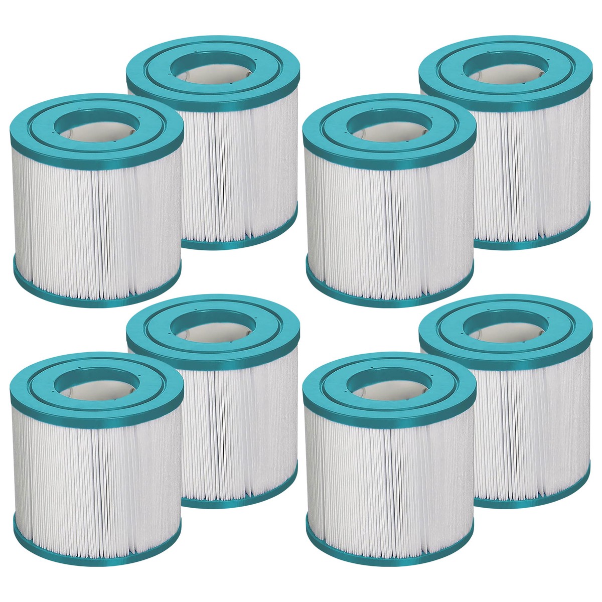 Hurricane 8 Pack HF4310-02 Advanced Pool and Spa Filter Cartridge Replacement