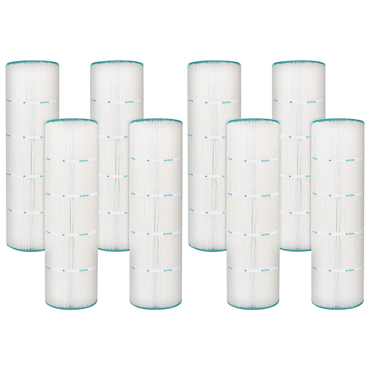 Hurricane 8 Pack HF7468-04 Advanced Pool and Spa Filter Cartridge Replacement