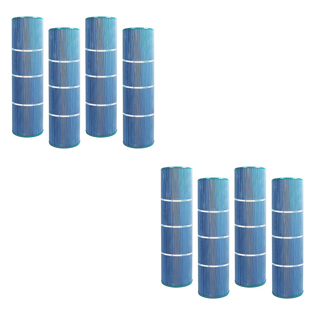 Hurricane 8 Pack HF7487-04M Elite Aseptic Pool Filter Cartridge Replacement