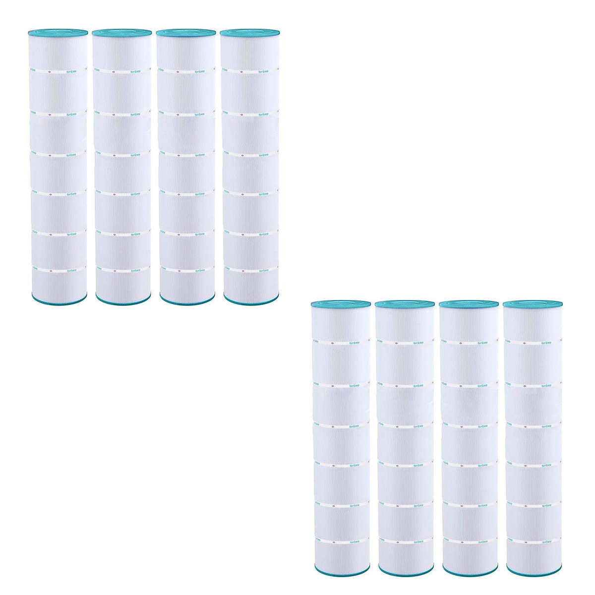 Hurricane 8 Pack HF7494-04 Advanced Pool and Spa Filter Cartridge Replacement
