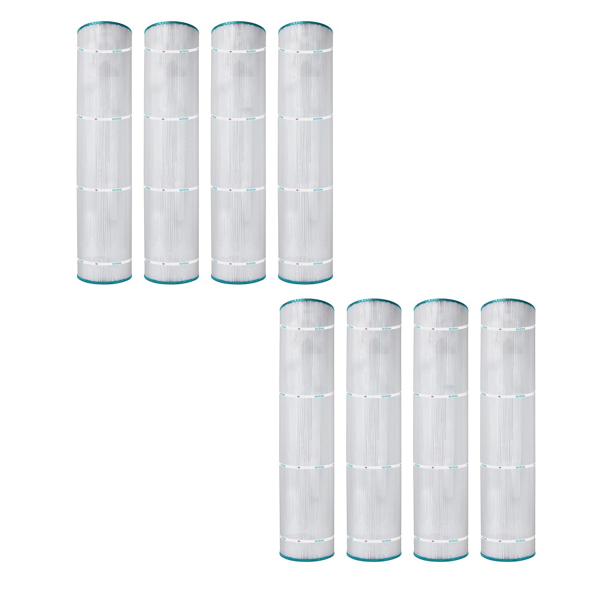 Hurricane 8 Pack HF7495-04 Advanced Pool and Spa Filter Cartridge Replacement