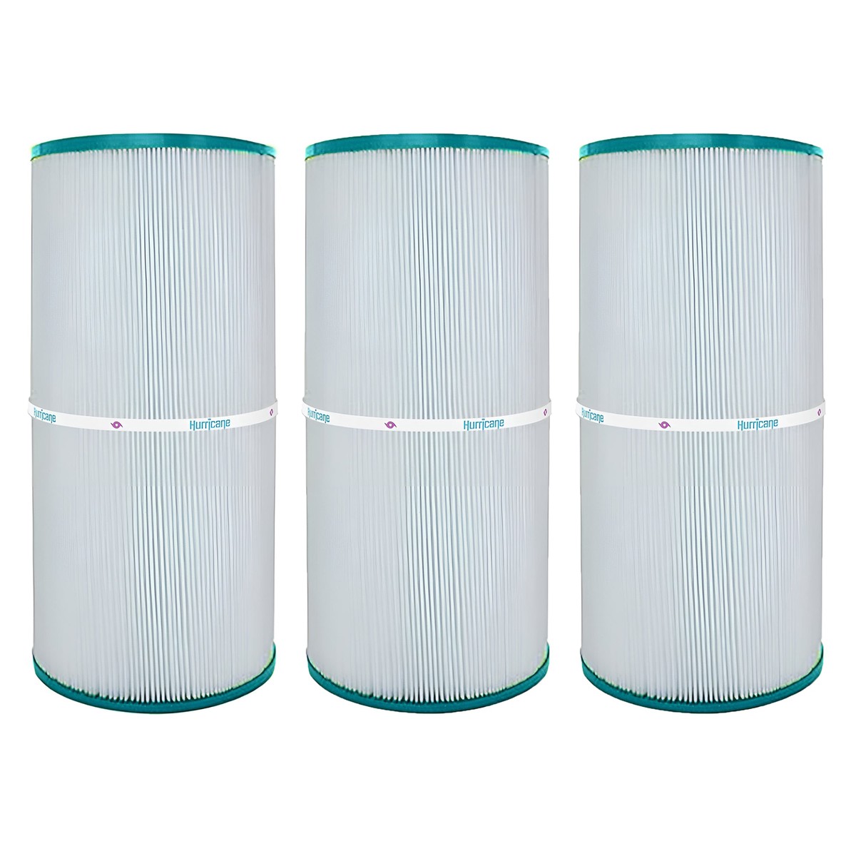 Hurricane Advanced Pool Filter Cartridge for C-7447, PA50SV, FC-1235, & Hayward, 3 Pack