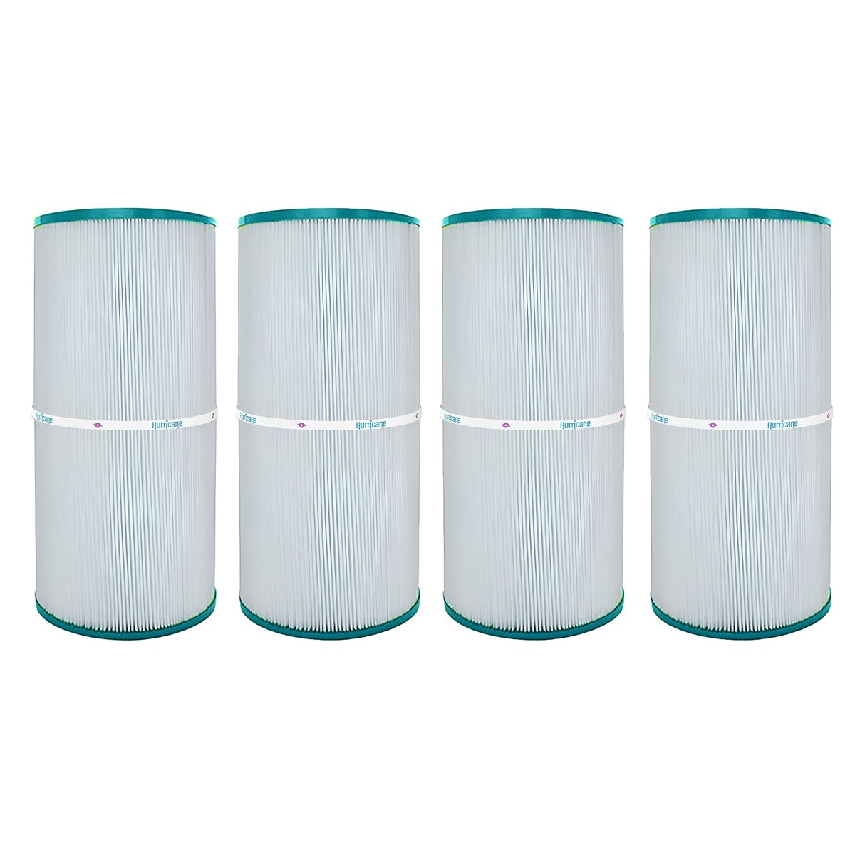 Hurricane Advanced Pool Filter Cartridge for C-7447, PA50SV, FC-1235, & Hayward, 4 Pack