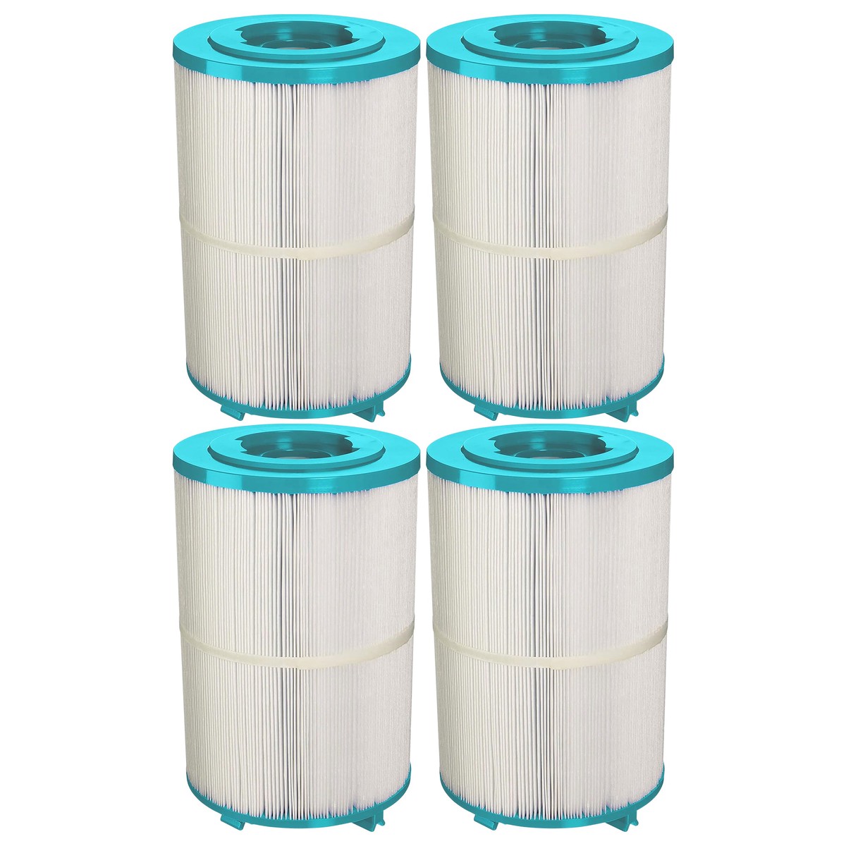 Hurricane Replacement Filter Cartridge for Unicel C-7367 and PDO75-2000, 4 Pack