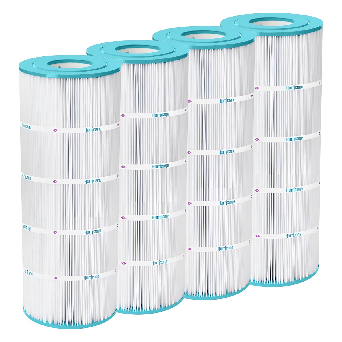 Hurricane Replacement Spa Filter Cartridge for PA175 and Unicel C-8412, 4 Pack