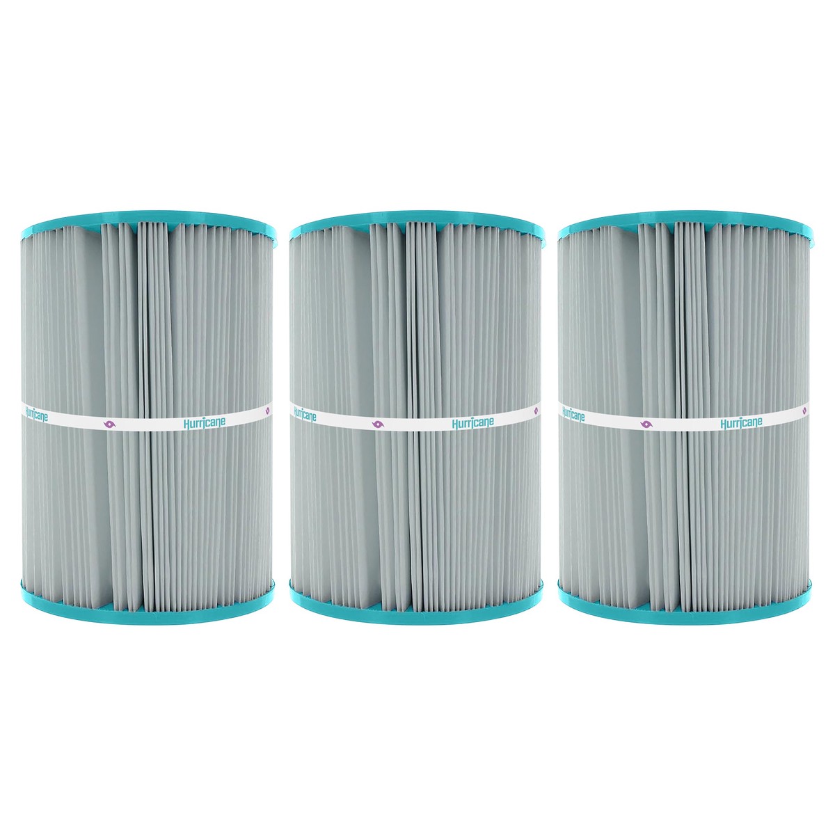 Hurricane Replacement Spa Filter Cartridge for PA25-4 & Unicel C-7626, 3 Pack