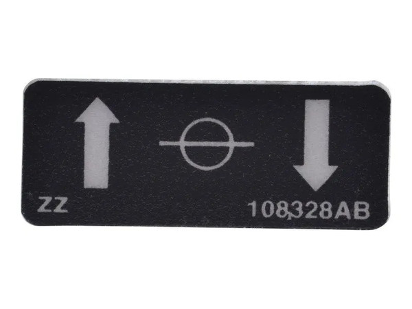 JLG Part # SJ108328 | SJ-UP/DOWN PICT LABEL, EA