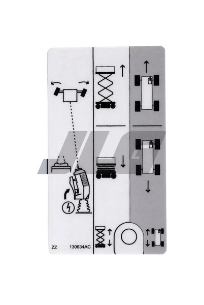 JLG Part # SJ130634 | SJ-DECAL, LIFT UP/DOWN DRIVE, EA