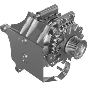 Genie Lift Part # 219543GT - ALTERNATOR,1204E-E44TA, EA