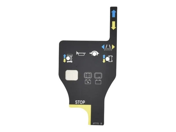 JLG Part # GN97772 | GN-OVERLAY,PLAT CONTROLS, EA