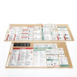 Genie Lift Part # 233225GT - DECAL KIT,1930 COMP.WORD, EA
