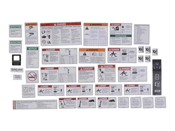 JLG Part # GN82555 | GN-DECAL KIT,GS30/32, EA