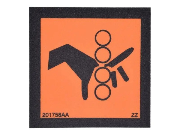 JLG Part # SJ201758 | SJ-DECAL, PINCHING HAZARD, EA