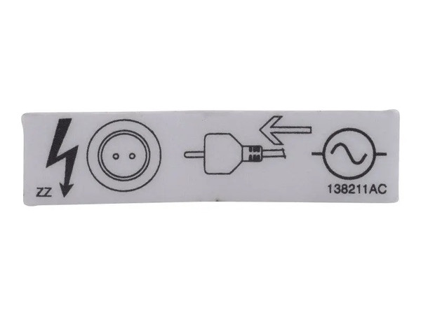 JLG Part # SJ138211 | SJ-DECAL, AC SUPPLY HERE, EA