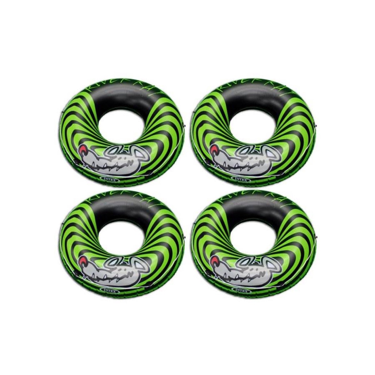 Intex River Rat 48-Inch Inflatable Tubes For Lake/Pool/River (4-Pack)