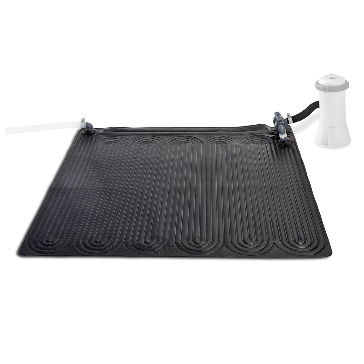 Intex Solar Water Heater Mat for 8,000 Gallon Above Ground Swimming Pool, Black