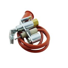 BASO Gas Products J992LYW-7125 Pilot Burner Assembly Light Bracket W/Y-Tip & Inlet Fitting