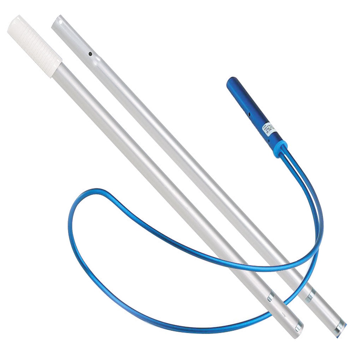 Life Hook with 16 Foot Rescue Pole and Bolt Set (Two 8-Foot Poles Connected with Brass Bolts)