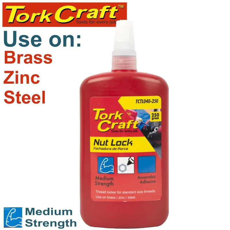NUT LOCK MEDIUM STRENGTH FOR STD SIZED T250 GRAM