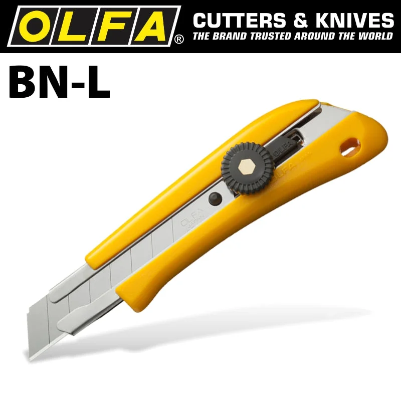 OLFA CUTTER MODEL BN-L SCREW LOCK SNAP OFF KNIFE
