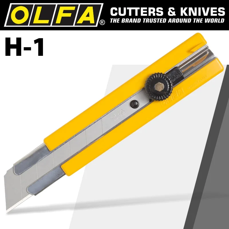 OLFA CUTTER MODEL H-1 EXTRA HEAVY DUTY SNAP OFF KNIFE CUTTER