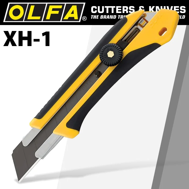 OLFA EXTRA HEAVY DUTYCUTTER XH-1 25MM X-Design Series SNAP OFF KNIFE