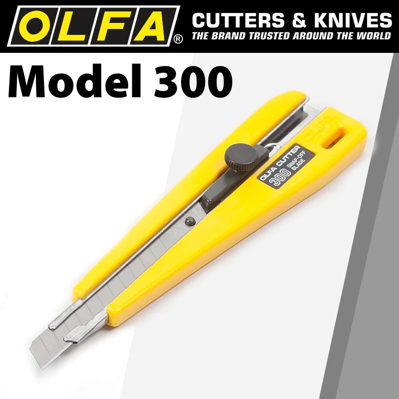 OLFA MODEL 300 SCREW LOCKSNAP OFF KNIFE CUTTER