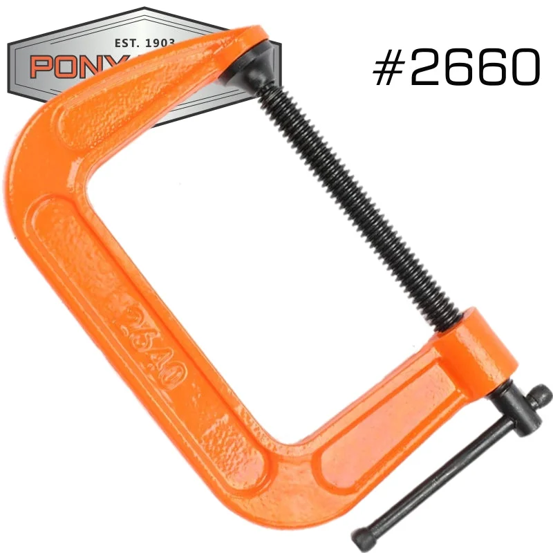 PONY 150MM 6′ C-CLAMP